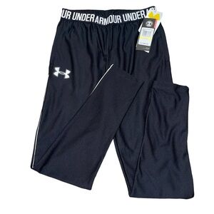 NWT Under Armour Youth Medium Black Pants